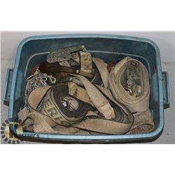 HEAVY DUTY RACHET STRAPS AND CHAIN