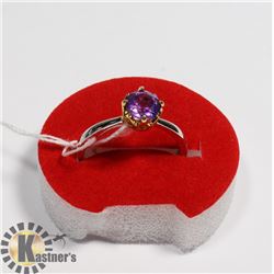 #89-AMETHYST RING 7.5