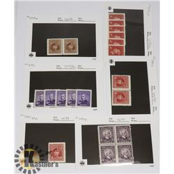 LOT OF OLD CANADA STAMPS KING GEORGE