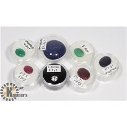 OVER 80 CARATS RUBY, EMERALD, SAPPHIRE