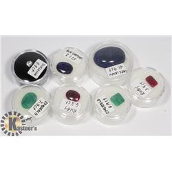 OVER 80 CARATS RUBY, EMERALD, SAPPHIRE