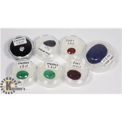 OVER 80 CARATS RUBY, EMERALD, SAPPHIRE