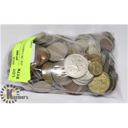 LOT OF OVER 190 VARIOUS WORLD COINS