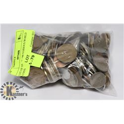 LOT OF OVER 190 VARIOUS WORLD COINS