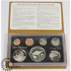 1985 SILVER NEW ZEALAND MINT COIN SET
