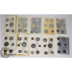 LOT OF 10 CANADA UNCIRCULATED SETS