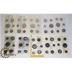 LOT OF 10 CANADA UNCIRCULATED SETS