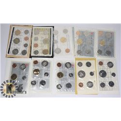 LOT OF 10 CANADA UNCIRCULATED SETS