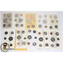 LOT OF 10 CANADA UNCIRCULATED SETS