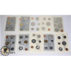 LOT OF 10 CANADA UNCIRCULATED SETS