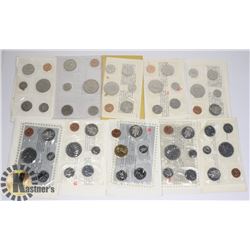LOT OF 10 CANADA UNCIRCULATED SETS
