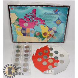 LOT OF MISC. CANADA 25 CENTS COIN SETS