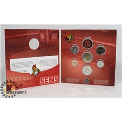 2008 OTTAWA SENATORS $1 COIN MINT SET