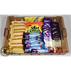 FLAT OF ASSORTED CHOCOLATE AND CANDY
