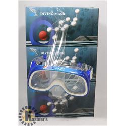 LOT OF 3 NEW 1ST PROLINE DIVING MASKS