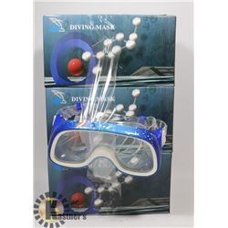 LOT OF 3 NEW 1ST PROLINE DIVING MASKS