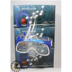 LOT OF 3 NEW 1ST PROLINE DIVING MASKS