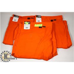 THREE PAIRS OF BIG BILL FR WORK PANTS
