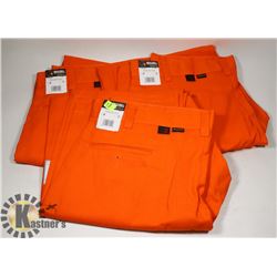 THREE PAIRS OF BIG BILL FR WORK PANTS