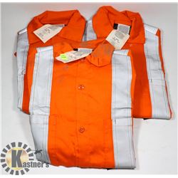3 PAIRS OF BIG BILL FR WORK SHIRTS SIZE SMALL REG