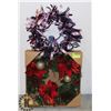 Image 1 : CHRISTMAS WREATH WITH HANGER SOLD WITH