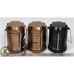 LOT OF 3 EDDIE BAUER 100 LUMEN LANTERNS WORKING