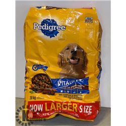 BAG OF PEDIGREE DOG FOOD