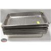 Image 1 : LOT OF 11 FULL SIZE S/S PERFORATED STEAM PANS
