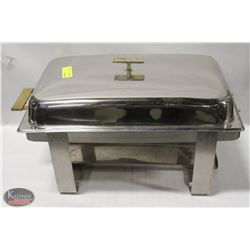 STAINLESS STEEL CHAFING DISH (MISSING WATER PAN)