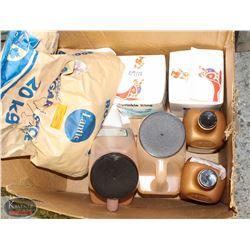 K40/41/42/54) BAILIFF SEIZURE BOX OF ASSORTED FLAVOR POWDERS 