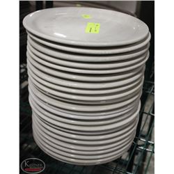 STACK OF 23  DINNER PLATES 9-1/2"