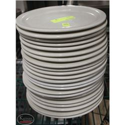 STACK OF 22  DINNER PLATES 9-1/2"