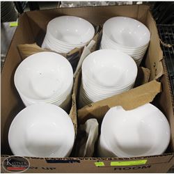 LARGE BOX OF APPROX 144 SIDE BOWLS 6"