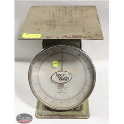 ACCU-WEIGH 100LB DIAL SCALE