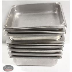 LOT OF 10 STAINLESS STEEL INSERTS