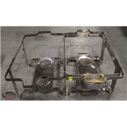 LOT OF 3 CHAFING DISH BASES
