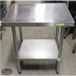 BAILIFF SEIZURE EFI STAINLESS STEEL WORK TABLE W/ UNDERSHELF