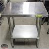 Image 1 : BAILIFF SEIZURE EFI STAINLESS STEEL WORK TABLE W/ UNDERSHELF
