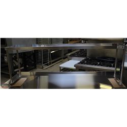 JOHNSON ROSE 12" X 60" S/S SINGLE OVER SHELF