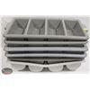 Image 1 : STACK OF 6 ASSORTED CUTLERY TRAYS
