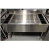 Image 1 : 4 FOOT STAINLESS STEEL BAR SINK, 48 X 26 X 31,