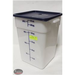 NEW CAMBRO 22QT SQUARE DRY INGREDIENT BIN W/ LID