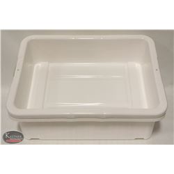 LOT OF 2 NEW 5" DEEP TOTE BOXES / BUS PANS