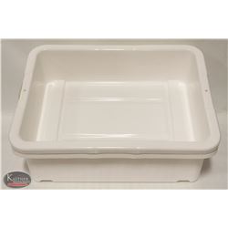 LOT OF 2 NEW 5" DEEP TOTE BOXES / BUS PANS