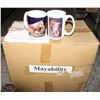 Image 1 : CASE OF 36 GRAPHIC 16OZ COFFEE MUGS : HORSES