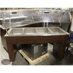 5' ELECTRIC 4 WELL HOT FOOD TABLE