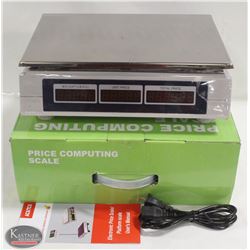 PRICE COMPUTING SCALE , DISPLAY TYPE CAPACITY