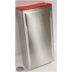 NEW 6" RED & STAINLESS STEEL KNIFE HOLDER