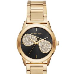 NEW MICHAEL KORS 38MM GOLD TONE WATCH MSRP $499