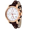 Image 1 : NEW FOSSIL TRIPLE CHRONO 38MM WHITE DIAL MSRP $199